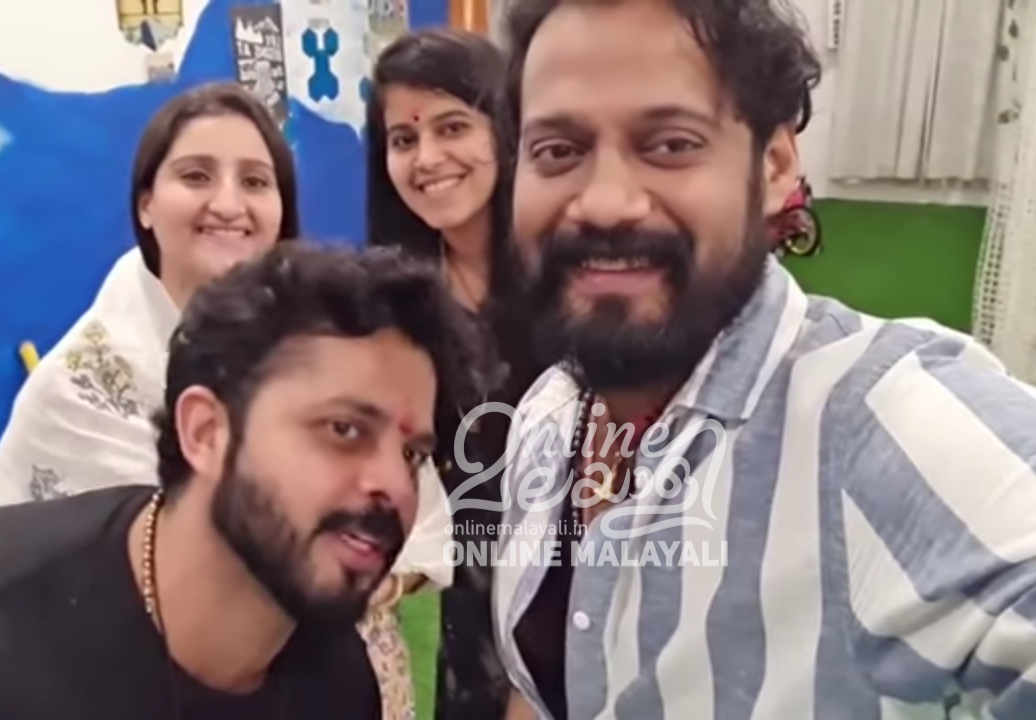 Actor bala with wife and sreesanth family