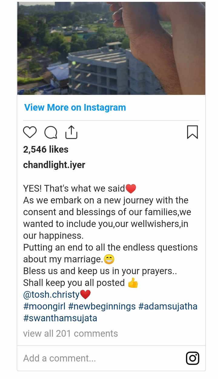 tosh christy chandra lakshman